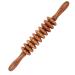 Jiawu manual fascia massage roller made of wood hand massage roller made of wood with a comfortable handle body massage device for relieving cellulite wounds tiredness reducing muscle tension (1#)