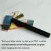 PIAOLGYI Stained Glass Copper Foiling Tool 7/32 Foil Crimper Hand Foiler Black - Buy Online on GoSupps.com