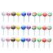 FAVOMOTO 30pcs Simulation Lollipop Candies Wedding Decorations Candy Nail Decorations for Nail Art Imitation Sugar Model Car Accessories Mini Lollipop Mini Sugar-loaf Mini House Supplies 3d 1.40X0.60X0.60CM 1