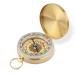 Compass Outdoor 48x13mm compass hike pocket compass Clamshell compass pocket compass compass for children adults for hunting (gold)