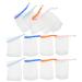 Didiseaon 20Pcs exfoliating soap bag soap bag for showering soap foaming net pouch nylon 15.50X9.00X0.50CM As Shown