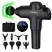 Massage gun massage gun carecj electrical massage device Hand massager up to 9600u/min with 8 massage heads and 32 speeds for neck shoulder (black 1)