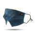 Kenllas Cyberpunk Sleep Mask Eye Mask for Men Faux Suede 100% Mulberry Silk Lining Large Soft and Comfortable Blindfold for Travelling