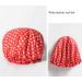 Dusenly 2 Pack Waterproof Shower Caps Polka Dot Spa & Salon Hat for Women & Girls Double Layer Bath Caps - Buy Online on GoSupps.com