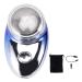 Electric Beard Trimmer Rechargeable Lightweight Portable Barber Clipper with USB Charging Powerful Shaving (Gradient Blue)