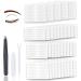 NICENEEDED 35 Sheets Natural Invisible Single Side Eyelid Tape Stickers Fiber Instant Non-Surgical Eyelid Lift Strip Monolid Droopy Eyelid Lifter for Women and Girls