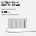 OCLEAN Replacement Toothbrush Heads - 2 Pack White - Compatible with All OCLEAN Electric Toothbrushes for Gum Care - Buy Online on GoSupps.com