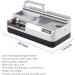Electric Cone Rolling Machine Electric Automatic Injector Tobacco with Automatic Counter and LED Intelligent Sensing Function stepless Speed Regulation for Size of Tubes 5.5/6.5/8mm - Buy Online on GoSupps.com