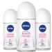 NIVEA FRESH FRESH FLOWER ROLL-ON - FREE ALCOHOL ANTIPERSPIRANT DEODORANT 48 HOURS PROTECTION 1.7 OZ (PACK OF 3) 1.69 Fl Oz (Pack of 3) Fresh
