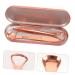 1 Set Scraper Cleaning Tool - Stainless Steel Oral Care Scrapers & Brushes for Easy Dental Hygiene - Buy Online on GoSupps.com