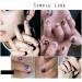 Adhesive Decals Klein Blue DIY Manicure Nail Sticker Nail Art Deco Fire Flame Abstract Face - Buy Online on GoSupps.com