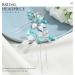 Earent Turquoise Leaf Crystal Wedding Hair Pins - Bridal Hair Accessories for Women and Girls (Pack of 2) - Buy Online on GoSupps.com