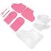 doublures de pieds et de mains en cire flanelle rose paraffine garde au chaud gants jetables mitaines de cire ensemble de pieds - Buy Online on GoSupps.com