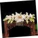Didiseaon Handmade Leaf Comb Headwear for Women Wedding Headpiece Hair Gems for Women Bridal Accessories Wedding Hair Accessories for Brides Tiara Bridesmaid Hair Comb The Flowers Alloy - Buy Online on GoSupps.com