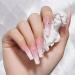 TOMICCA Pink Gel Nail Polish - Clear Pink & Nude Shades for DIY French Manicure | Soak Off UV Jelly Polish - Buy Online on GoSupps.com