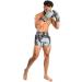 Venum Men's Stone Muay Thai Shorts - Mineral Green, Size Medium - Buy Online on GoSupps.com