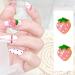 10 PCS 3D Pink Resin Strawberry Nail Charms - Metal Nail Decorations for DIY Crafts and Nail Art - Buy Online on GoSupps.com