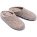 Womens Wool Slippers with Arch Support | Hypoallergenic & Non-Slip | Wide Fit Grey | Size 10-10.5 - Buy Online on GoSupps.com