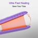 Mnsyflns 2-in-1 Ceramic Hair Straightener & Curler Purple - Lightweight Styler for Women & Girls, Temperature 120-200 - Buy Online on GoSupps.com