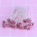 Beaupretty Crystal Hairpins - 20pcs Rose Rhinestone Hair Clips for Bridal & Wedding - Pink Hair Jewelry Accessories - Buy Online on GoSupps.com