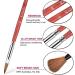 Size 8 Acrylic Nail Brush - 100% Kolinsky Sable, Wood Handle, Acrylic Application - Manicure Tool - Buy Online on GoSupps.com