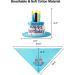 Ushang Pet Birthday Party Set - Blue Cat Happy Birthday Hat with Candles & Bandana Scarfs | Cat Birthday Supplies & Decorations - Buy Online on GoSupps.com