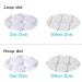 Self Adhesive Dots  1000Pcs(500 Pair Sets) 0.59 Inch Diameter Strong Self Adhesive Dots for Classroom Nylon Sticky Back Coins Hook Loop Strips  Small Circle Dots Stickers Tapes  White 0.59 -1000Pcs - Buy Online on GoSupps.com