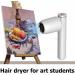 Portable Cordless Hair Dryer Rechargeable Wireless Hair Dryer w/Charging Base & Hot & Cold Wind Lightweight Travel Blow Dryers for Art Painting/Outdoor/Indoor - Buy Online on GoSupps.com