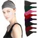 Hair Band Women's Wide Elastic Hair Band Cotton Fashion Wide Headbands Hair Bands Yoga Sports Hair Band Hair Accessories for Women Girls Daily Wear Party Birthday Dark Grey Darkgray - Buy Online on GoSupps.com