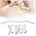 3pcs Ergonomic Stainless Steel Gua Sha Set for Legs & Back - Physiotherapy Massager - Buy Online on GoSupps.com