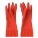 Home Long Rubber Gloves for Kitchen Dishwashing Waterproof Washing Latex Gloves Red Cleaning Washing Bowls Gloves Tools Rojo