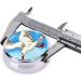 Flying Seagulls Portable Metal Pill Box - Round Mini 3-Compartment with Hinged Design for Small Pills | Ideal for Travel - Shop Worldwide - Buy Online on GoSupps.com