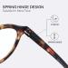 Zenottic Blue Light Blocking Glasses - Retro Round Frame for Men & Women - Anti-Dizzy Multiple Diopters Available - Buy Online on GoSupps.com