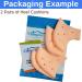 Chiroplax Heel Cushions - Pain Relief for Plantar Fasciitis, Achilles, Gout - 4 pcs - Buy Online on GoSupps.com