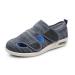 Men's Top Adjustable Diabetic Slipper Shoes Arthritis Edema Adjustable Closure Toe Swollen Feet Slippers Give Parents Gifts to Make The Elderly Healthier (Color : A Foot Length : 12)