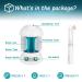 Nano Ionic Facial Steamer - DenniesCare Hot Mist Mini Spa with 360 Rotatable Sprayer in Blue White for Personal Use at Home or Salon - Buy Online on GoSupps.com