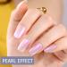 Pearl White Gel Nail Polish Shell Glitter Gel Nail Polish Mermaid Nail Polish 8ml Aurora Shimmering Soak Off UV Nail Gel for Nail Art Home Manicure (01) - Buy Online on GoSupps.com