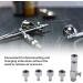Yolispa Disconnect Adapter Airbrush Horse Quick Connecter Set 1/8'' Fittings Part with 4 Fittings2 Disconnect Adapter Brush Fitting Airbrush Horse Brush Fitting Set Brush Fitting Disconnect Adapt - Buy Online on GoSupps.com