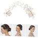 DOITOOL Crystal Double Hair Comb Bridal Hair Comb Wedding Hair Vine for Brides Bridal Hair Accessories for Wedding Decorative Hair Combs Bridesmaid Headgear Alloy Manual - Buy Online on GoSupps.com