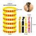 Softball Bracelet Wristband Set with Baseball Hair Ties - 48 Pieces | Multi Color Silicone Bracelet for Girls Softball Baseball Players | Elastic Ribbon Hair Bands for Teams - Buy Online on GoSupps.com