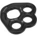Paw Rigging Plate 3-Hole Aluminum Anchor Plate for Rock Climbing - 50KN Weight Bearing | Climbing Gear for Outdoor Adventures - Buy Online on GoSupps.com