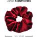 2 PCS Premium Large Velvet Hair Scrunchies - Burgundy | Hair Ties Bands Updo Ponytail Holder for Women, Girls, Kids - Buy Online on GoSupps.com