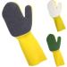 Kitchen Gloves Cleaning Sponge Gloves Dish Wash Gloves High Friction Dish Gloves Sponge Palm Pads Black - Buy Online on GoSupps.com