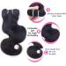 10A Brazilian Body Wave Virgin Hair Bundles with Closure | Wet N Wavy Short Bob 3 Bundles + Closure | Middle T Part | 10 10 10 + 10 | 50g/Bundles - Buy Online on GoSupps.com