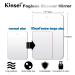 Fogless Shower Mirror for Shaving - Large 11X7.48 inch with Hooks | Frameless Men's Shaving Mirror - Buy Online on GoSupps.com