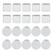 OLYCRAFT 80pcs Metal Make Up Pans Empty Round and Square Aluminum Tins Make Up Pans Empty Tins Metal Storage Tin Jars for Eyeshadow Blush Lipstick Spice Containers Travel Tin Cans 26mm Round + 24mm Square