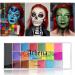 Ucanbe Body Colors Set - 20 Vibrant Colors & 10 Brushes for Safe Facial & Body Painting | Perfect for Theater Carnival Halloween & Party Makeup - Buy Online on GoSupps.com
