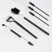 3-piece eyebrow kit two-way eyebrow combing brush stainless steel eyelash brush 2-in-1 eyebrow and eyelash brush with 50 pieces of eyelash brush cotton swabs - Buy Online on GoSupps.com