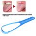 Portable Tongue Cleaner Tool | Effective Oral Hygiene & Tongue Scraping Brush (Blue) - International Shipping - Buy Online on GoSupps.com