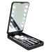Bo te Cils Avec Miroir Led tui De Rangement Pour Cils Support Organisateur De Conteneur De Bo te De Maquillage